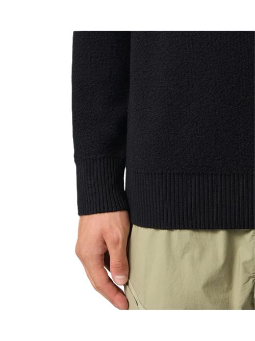 Maglione in Pura Lana Vergine a Girocollo Nero Stone Island | L2S15 5100011 S01C4V0029 BLACK